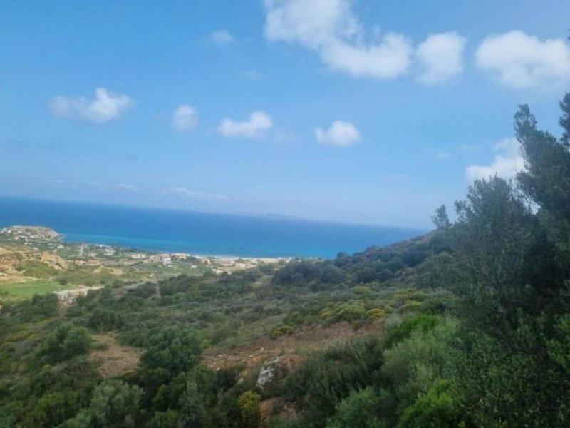 Roussa Ekklisia Kreta, Roussa Ekklisia: Baugrundstück mit Meerblick zu verkaufen Grundstück kaufen